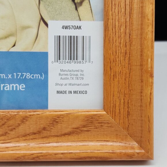 Mainstays Solid Oak 5x7 Picture Frame With Easel Back - Picture 4 of 10